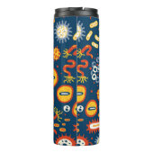 Seamless pattern with different kinds of microorga thermosbeker (Achterkant)