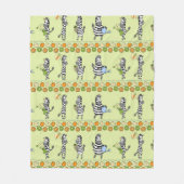 Seamless pattern with different zebras and differe fleece deken (Voorkant)