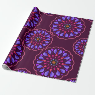 Seamless pattern with etnische mandala art ornamen cadeaupapier