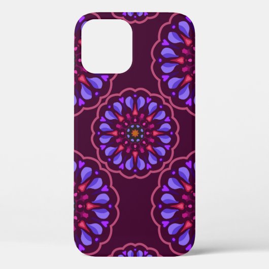 Seamless pattern with etnische mandala art ornamen Case-Mate iPhone case (Achterkant)