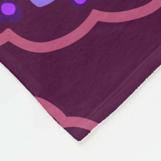 Seamless pattern with etnische mandala art ornamen fleece deken (Hoek)