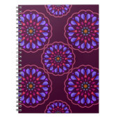 Seamless pattern with etnische mandala art ornamen notitieboek (Voorkant)