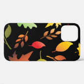 Seamless pattern with fallen autumn leaves and col Case-Mate iPhone case (Achterkant (horizontaal))