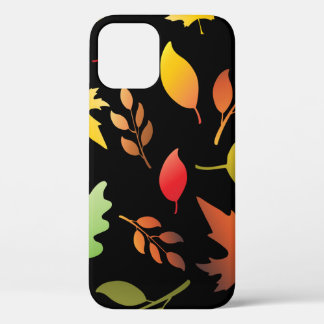 Seamless pattern with fallen autumn leaves and col Case-Mate iPhone case