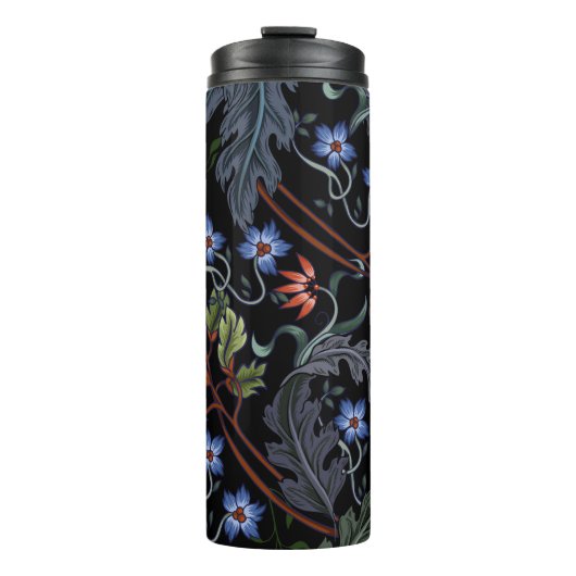 Seamless pattern with flowers in art deco style. M Thermosbeker (Voorkant)
