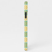 Seamless pattern with geometric floral motifs iPhone hoesje (Rechterkant)