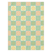 Seamless pattern with geometric floral motifs tafelkleed (Voorkant)