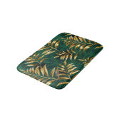 Seamless pattern with golden ferns badmat (Gekanteld)