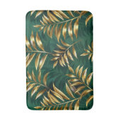 Seamless pattern with golden ferns badmat (Voorkant Verticaal)