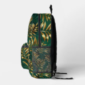 Seamless pattern with golden ferns bedrukte rugzak (Rechts)
