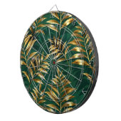 Seamless pattern with golden ferns dartbord (Voorkant Rechts)