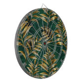 Seamless pattern with golden ferns dartbord (Voorkant Links)