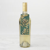 Seamless pattern with golden ferns flessenhanger (Op fles)
