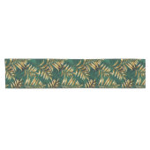 Seamless pattern with golden ferns korte tafelloper (Horizontaal)