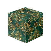 Seamless pattern with golden ferns kubus (Voorkant hoekig)