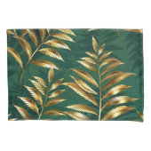 Seamless pattern with golden ferns kussensloop (Voorkant-Links)