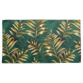 Seamless pattern with golden ferns kussensloop (Voorkant-Rechts)