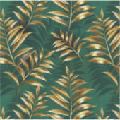 Seamless pattern with golden ferns sticker (Voorkant)