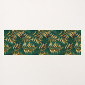 Seamless pattern with golden ferns yogamat (Achterkant (horizontaal))