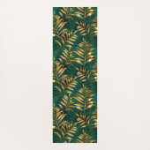 Seamless pattern with golden ferns yogamat (Achterkant)