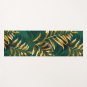 Seamless pattern with golden ferns yogamat (Voorkant (horizontaal))