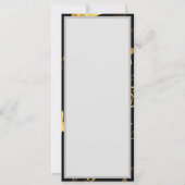 Seamless pattern with Golden Stars Aankondiging (Achterkant)