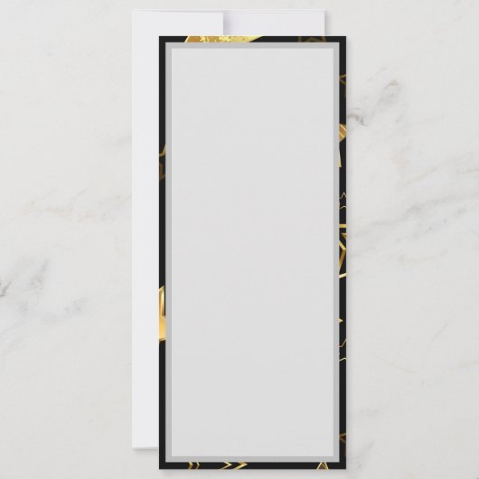 Seamless pattern with Golden Stars Aankondiging (Achterkant)