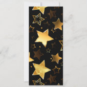 Seamless pattern with Golden Stars Aankondiging (Voorkant)