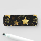 Seamless pattern with Golden Stars Naamplaatje (In situ)