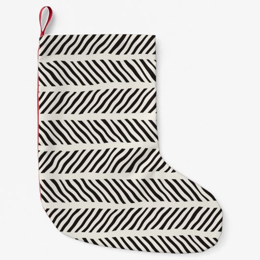 Seamless pattern with hand drawn brush strokes. In Kleine Kerstsok (Voorkant)
