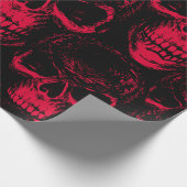 Seamless pattern with hand-drawn sinister human sk cadeaupapier (Hoek)