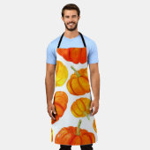 Seamless pattern with handdrawn watercolor orange  schort (Gedragen)