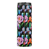 Seamless pattern with Iris and Peony flowers, Wate Thermosbeker (Achterkant)