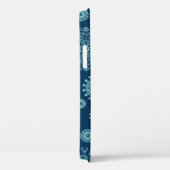 Seamless pattern with laced snowflakespattern, ara Case-Mate iPhone case (Achterkant / Rechts)