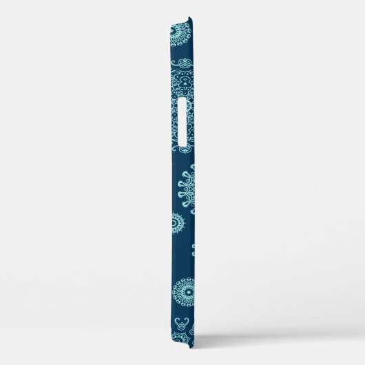 Seamless pattern with laced snowflakespattern, ara Case-Mate iPhone case (Achterkant / Rechts)