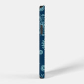 Seamless pattern with laced snowflakespattern, ara iPhone hoesje (Rechterkant)