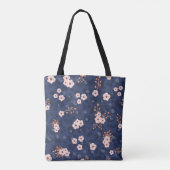 Seamless pattern with leopard skin and pink small tote bag (Achterkant)