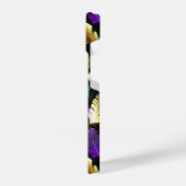 Seamless Pattern with Mardi Gras feathers iPhone Hoesje (Linkerkant)