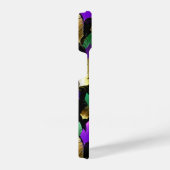 Seamless Pattern with Mardi Gras feathers iPhone Hoesje (Rechterkant)