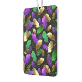 Seamless Pattern with Mardi Gras feathers Luchtverfrisser (Links)