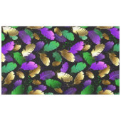 Seamless Pattern with Mardi Gras feathers Tafelkleed (Voorkant (Horizontaal))
