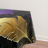 Seamless Pattern with Mardi Gras feathers Tafelkleed (Voorbeeld)