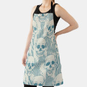 Seamless pattern with skull. Freehand drawing Schort (Insitu)