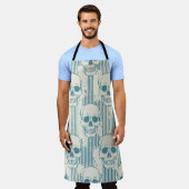 Seamless pattern with skull. Freehand drawing Schort (Gedragen)