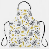 Seamless pattern with snowflakes and fir branches. schort (Voorkant)