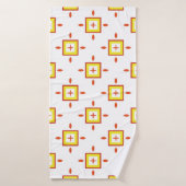 Seamless pattern with squares Abstract background Badhanddoek (Badhanddoek)