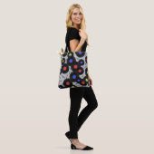 Seamless pattern with vinyl records and notes. tote bag (Op model)