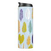 Seamless pattern with wild tropical rainforest pla thermosbeker (Geroteerd rechts)