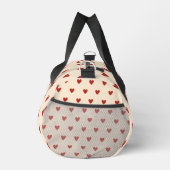 Seamless Pink Hearts Pattern Gym Bag Plunjezak (Rechts)