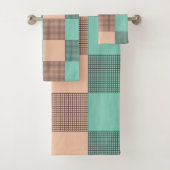 Seamless plaid pattern   bad handdoek (Insitu)
